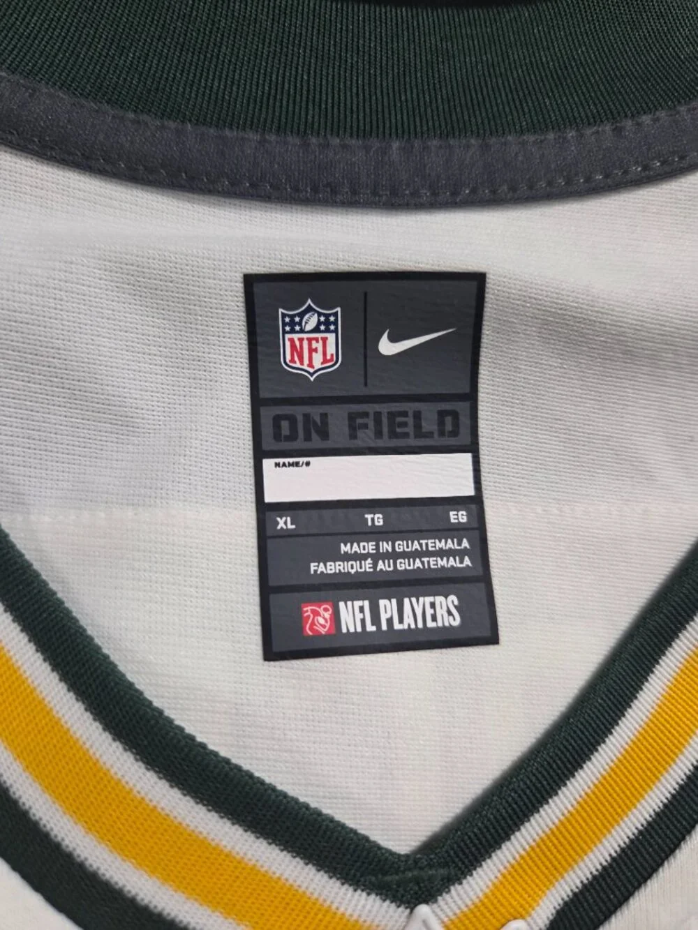NFL Green Bay Packers Aaron Rodgers Jersey Nike On Field Women's Size XL White